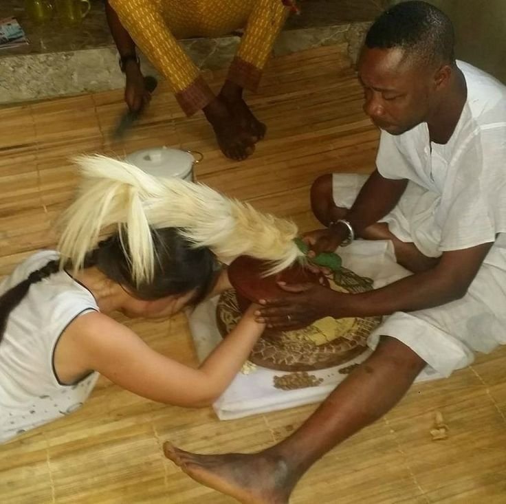 Maître voyant en consultation